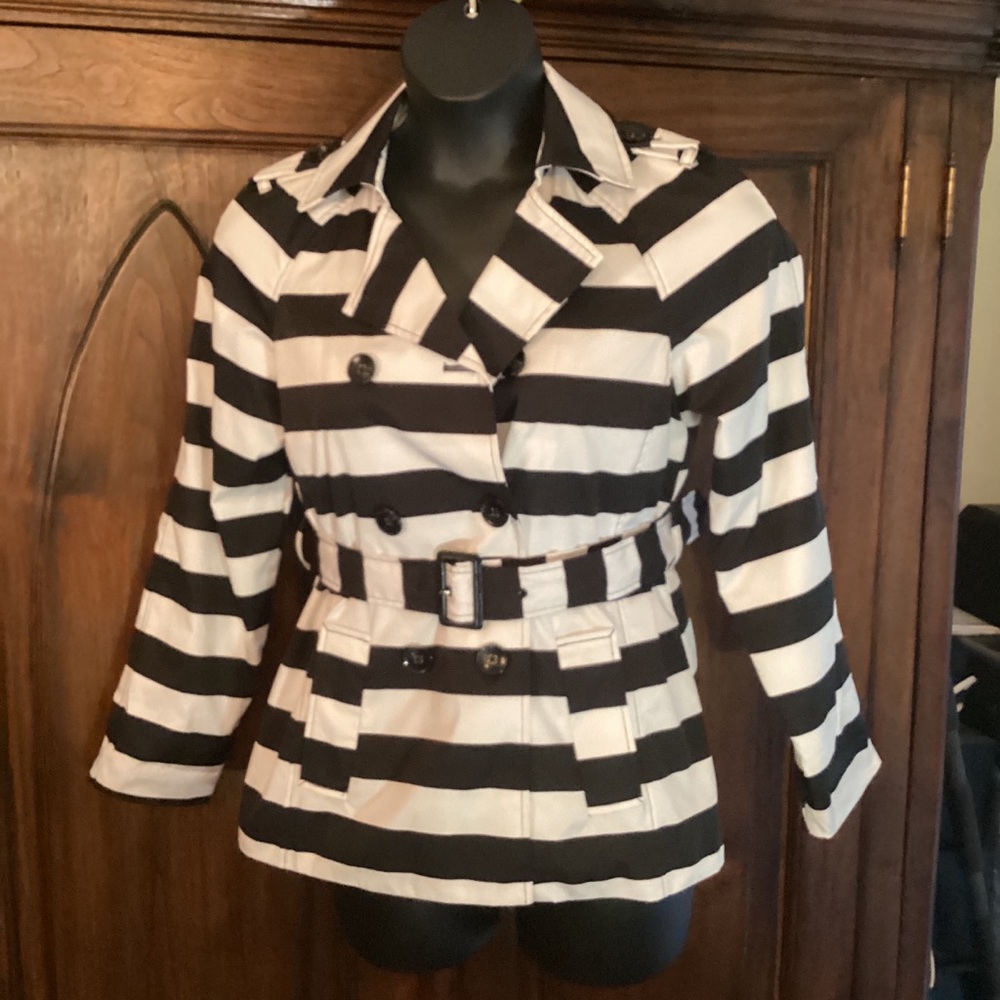 Cynthia Rowley- stripped jacket (M)
